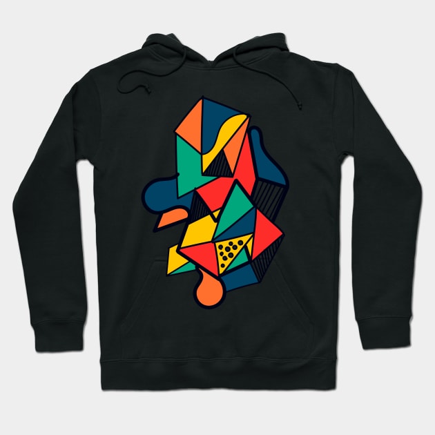 Abstract art Modern geometric art Hoodie by carolsalazar